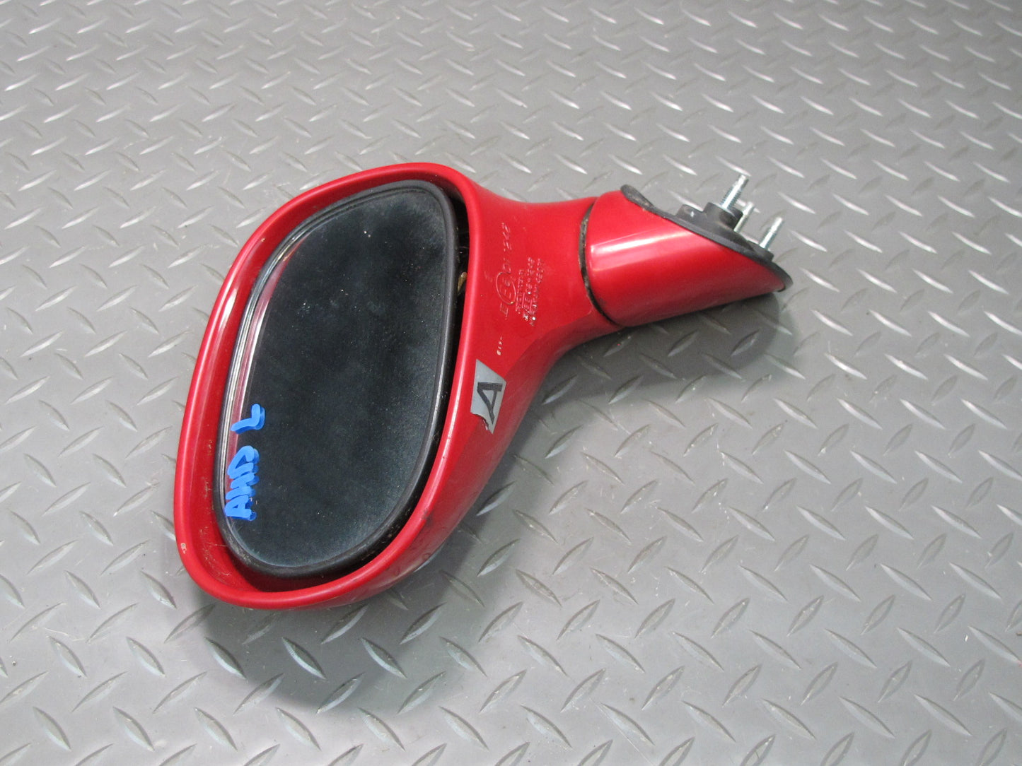 93-97 Honda DEL SOL S EH6 Left Driver Door Exterior Manual Mirror Milano RED OEM