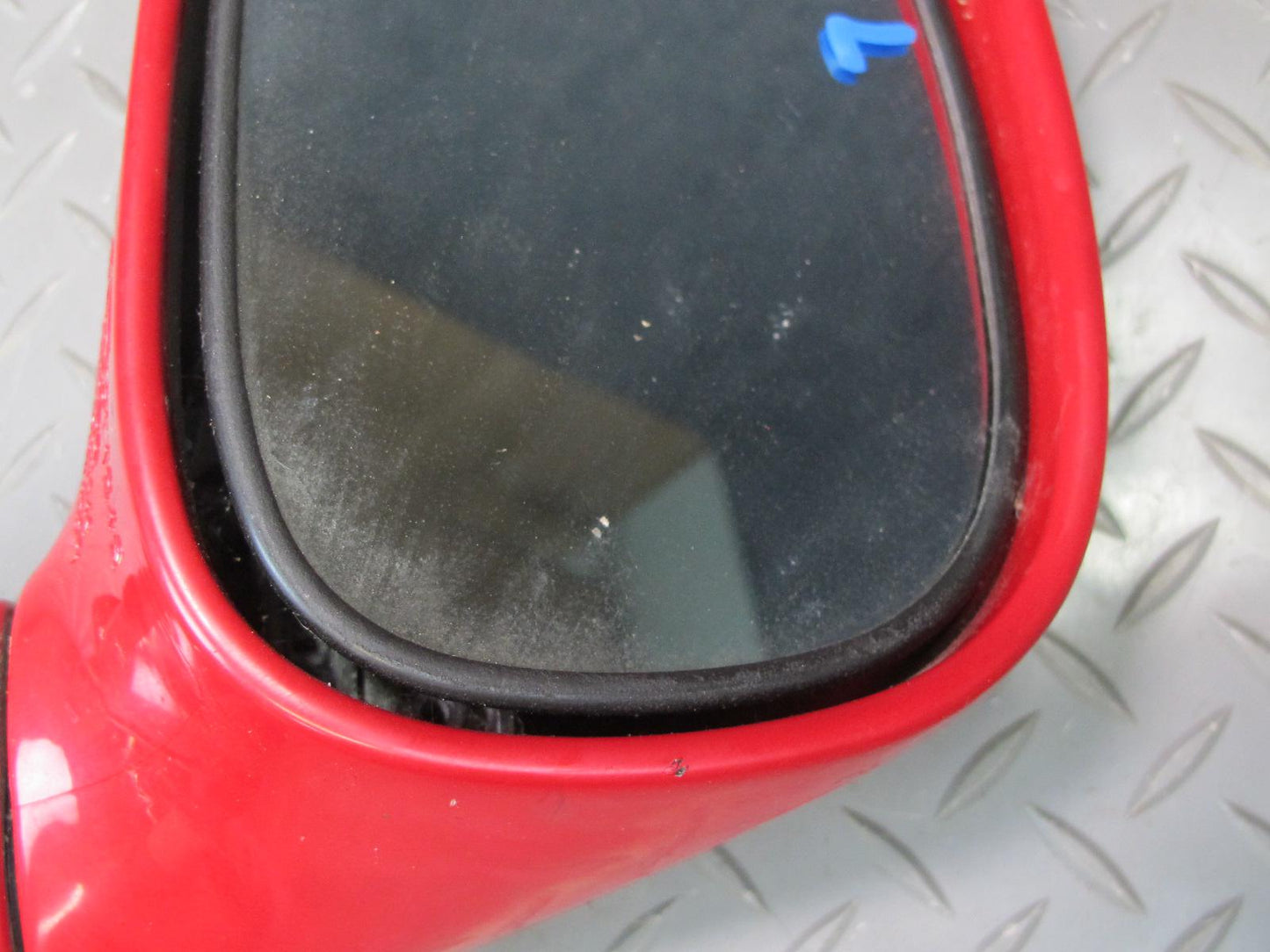 93-97 Honda DEL SOL S EH6 Left Driver Door Exterior Manual Mirror Milano RED OEM