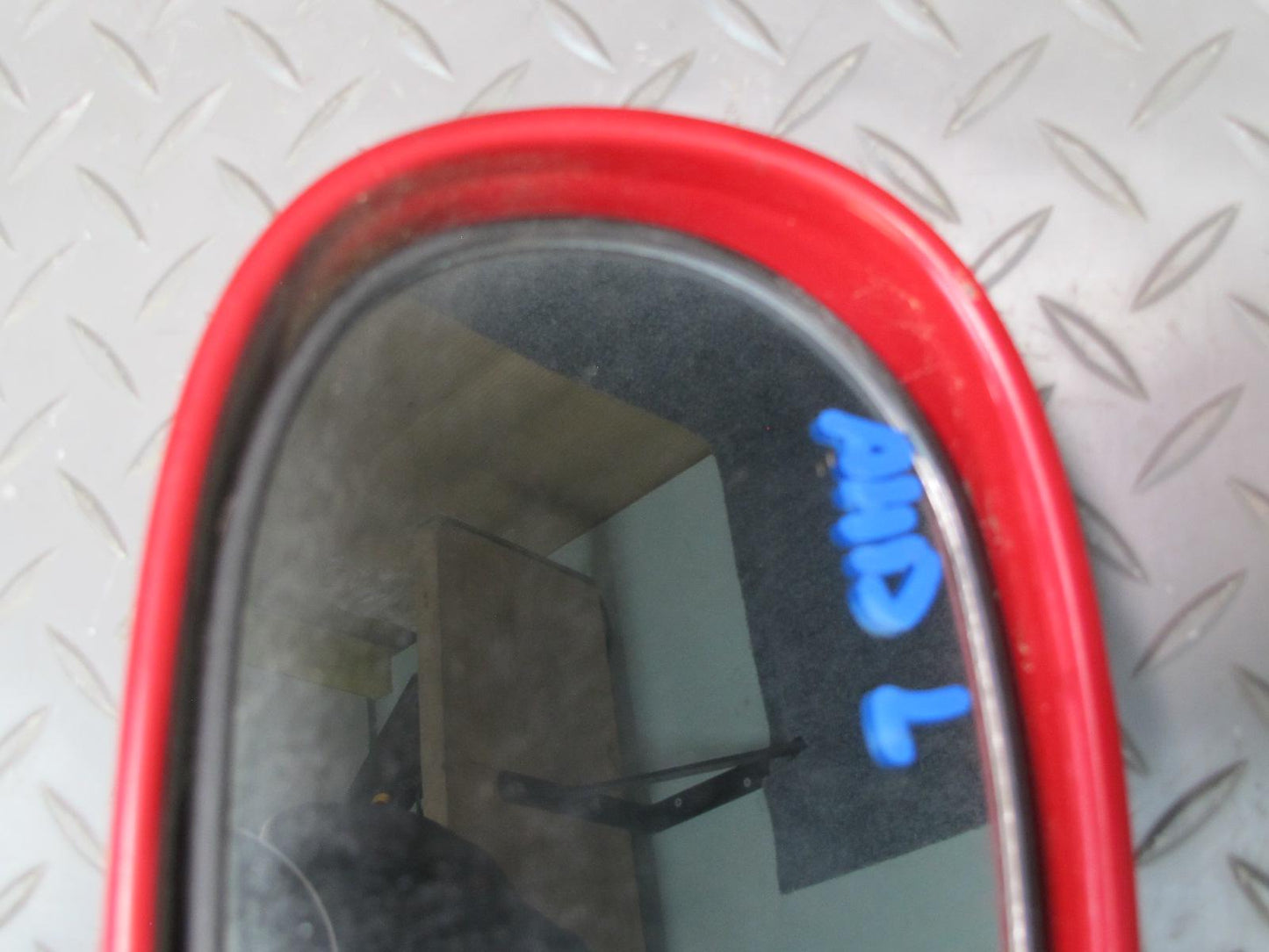 93-97 Honda DEL SOL S EH6 Left Driver Door Exterior Manual Mirror Milano RED OEM