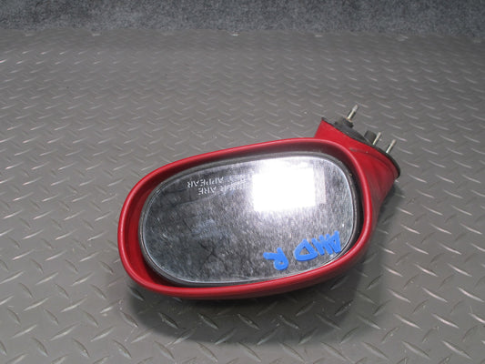 93-97 Honda DEL SOL S Right Passenger Door Exterior Manual Mirror Milano RED OEM