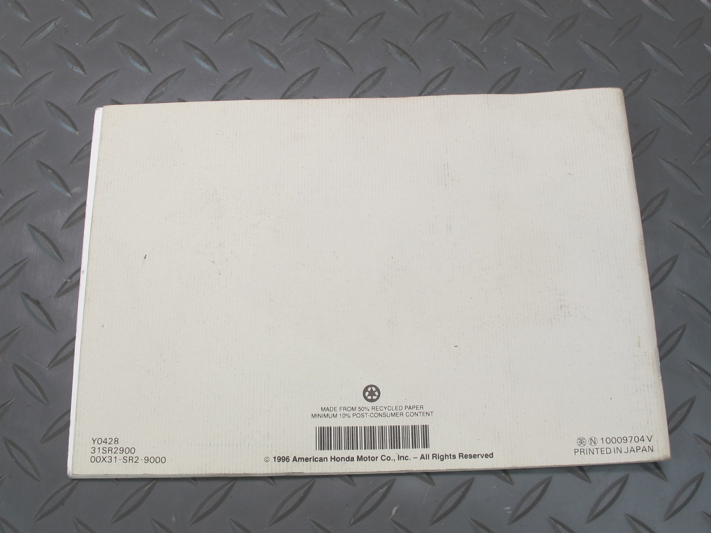 1997 Honda DEL SOL EH6 Owner User Operator Guide Manual Book Set OEM
