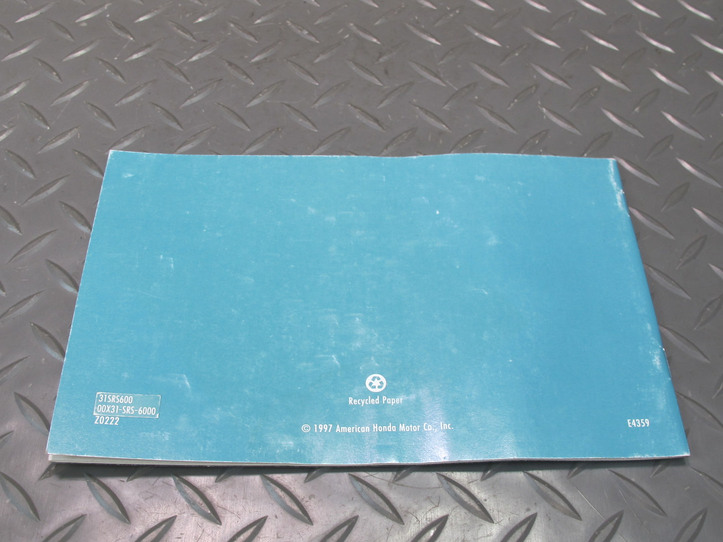 1997 Honda DEL SOL EH6 Owner User Operator Guide Manual Book Set OEM