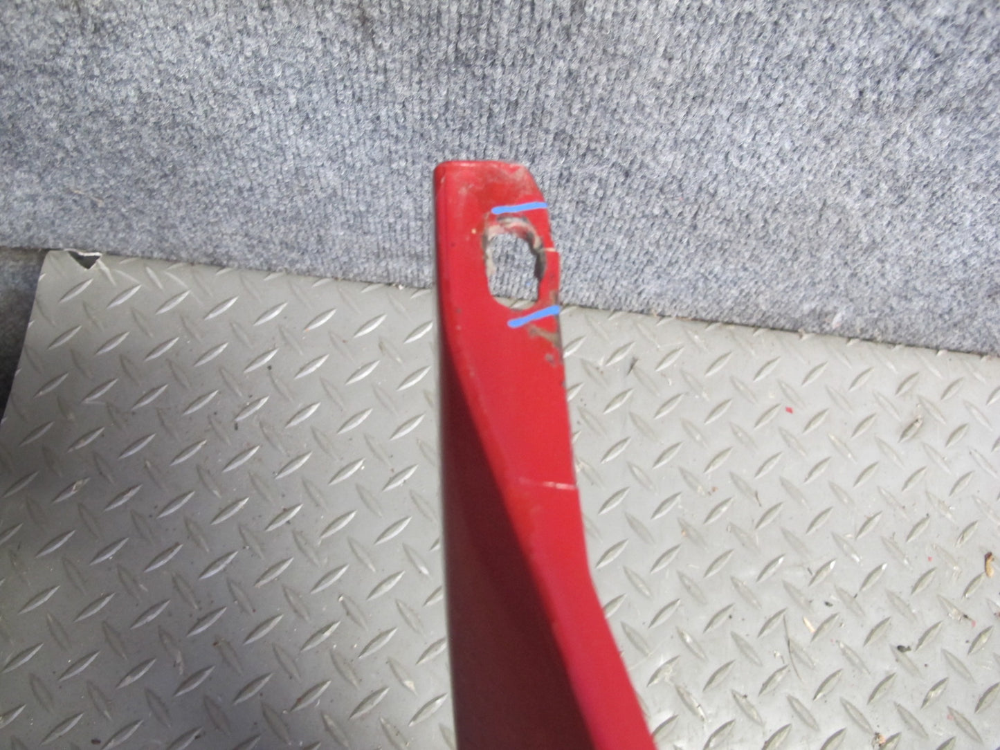 93-97 Honda DEL SOL EH6 Rear Bumper Cover Panel Milano RED OEM