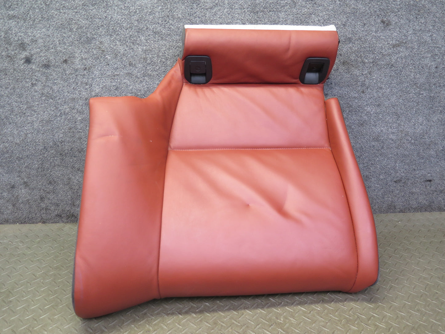 08-13 BMW E92 M3 Coupe Rear Right Seat Lower Leather Cushion RED OEM