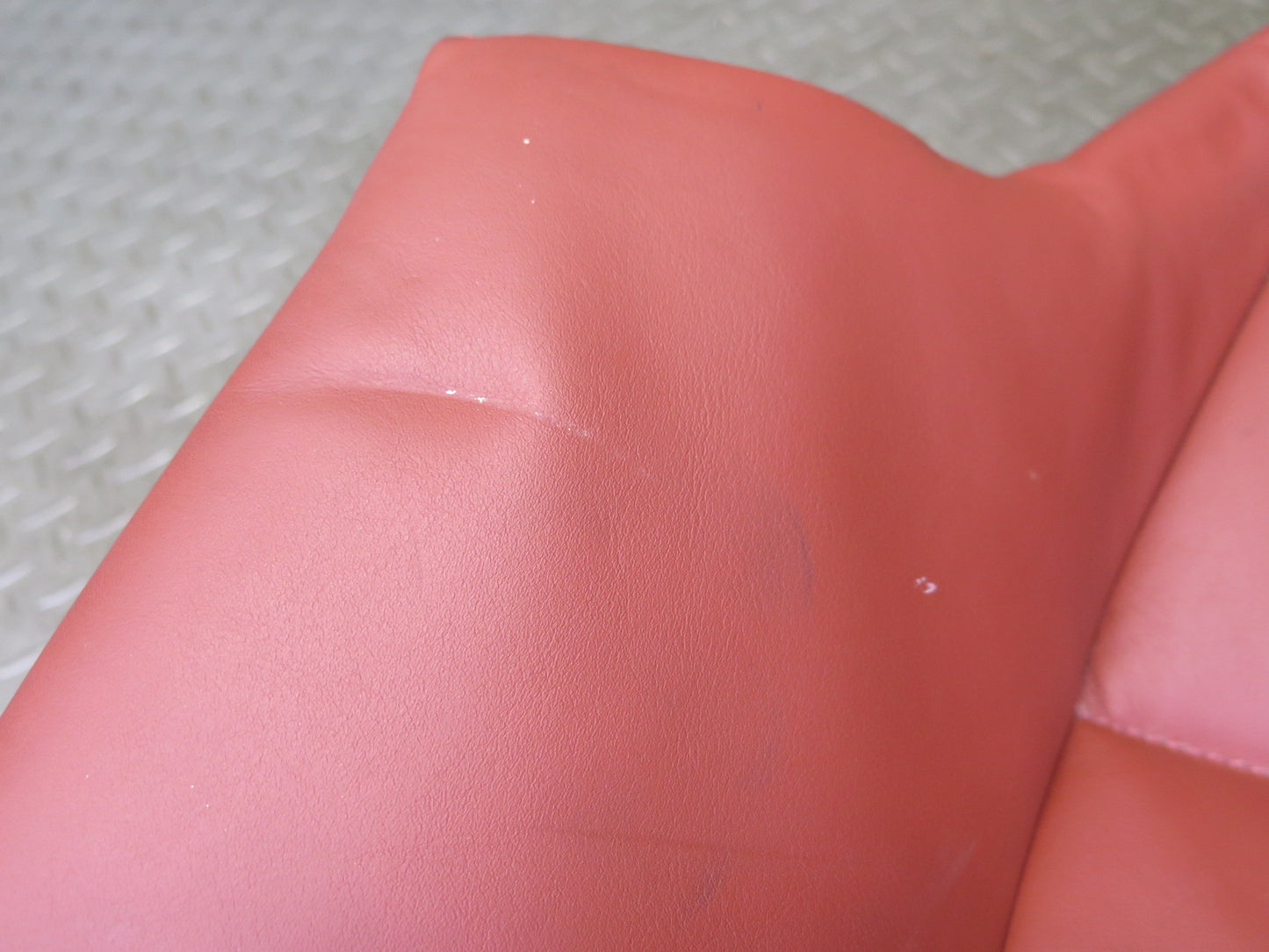 08-13 BMW E92 M3 Coupe Rear Right Seat Lower Leather Cushion RED OEM