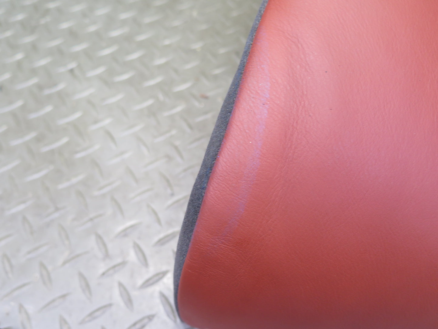 08-13 BMW E92 M3 Coupe Rear Right Seat Lower Leather Cushion RED OEM