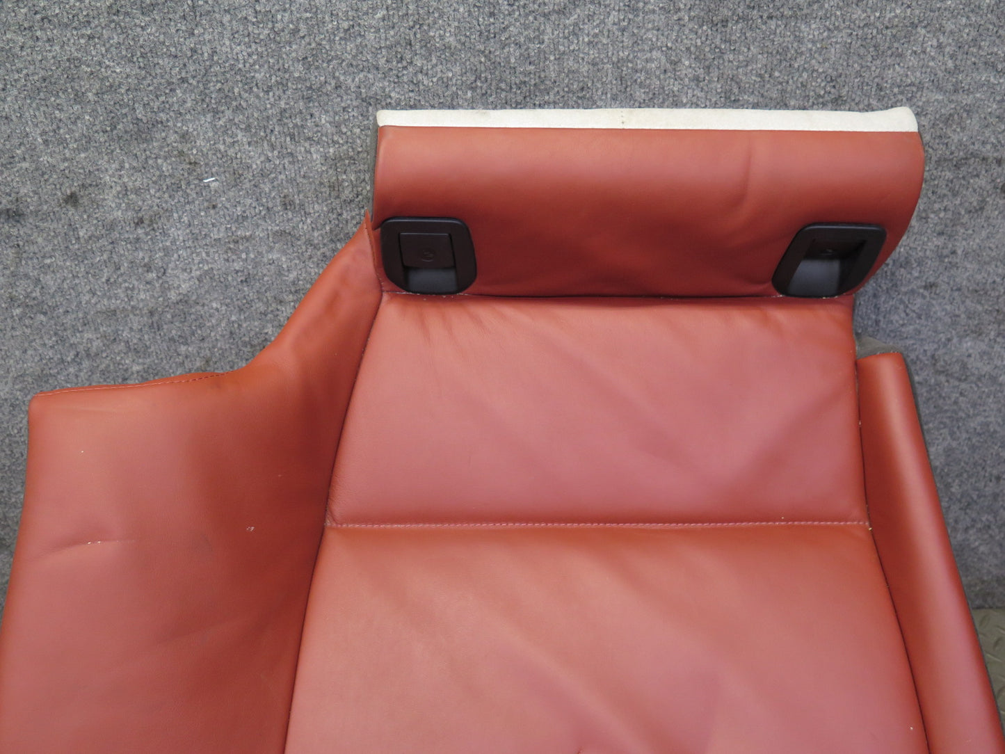 08-13 BMW E92 M3 Coupe Rear Right Seat Lower Leather Cushion RED OEM