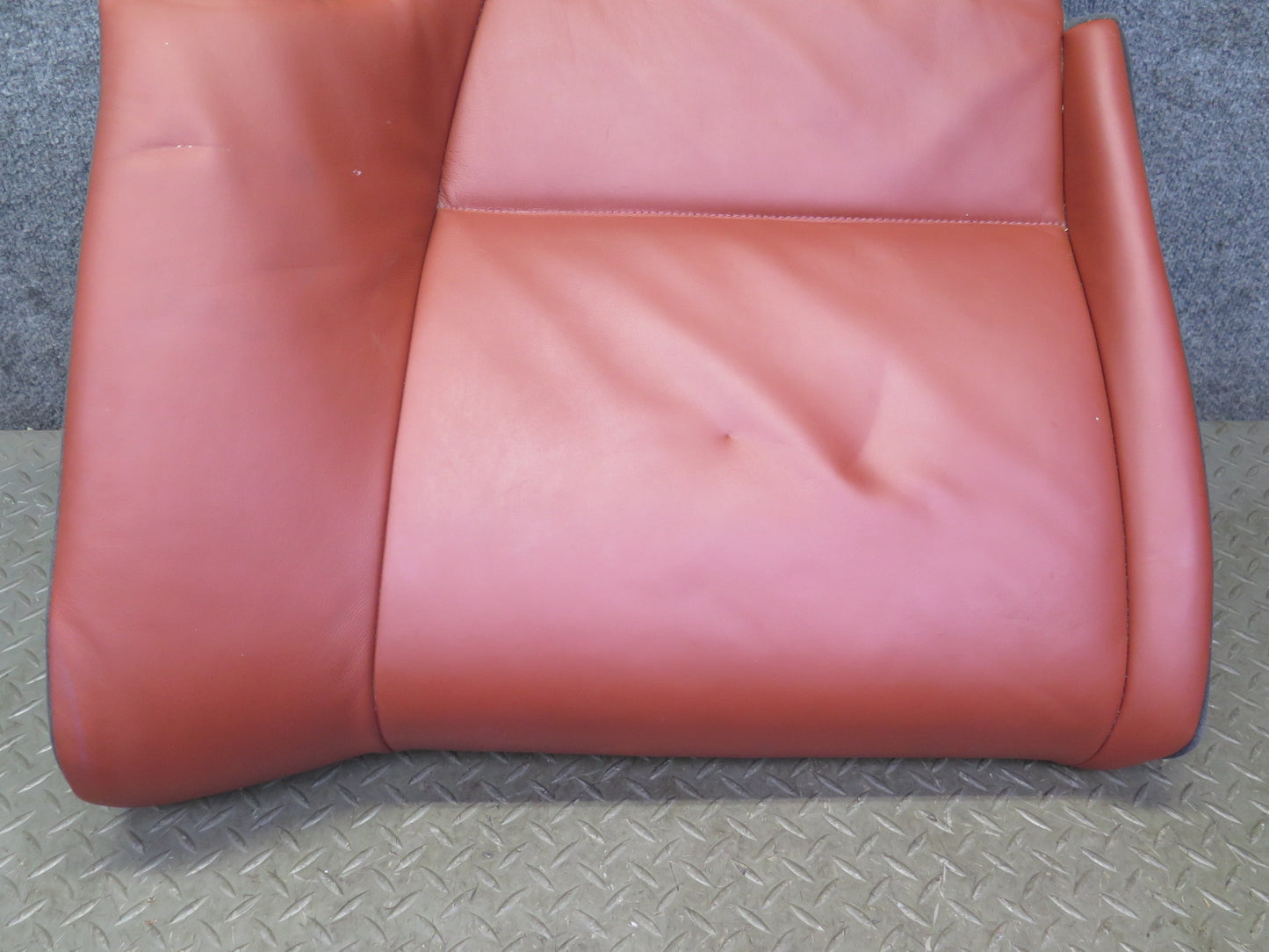 08-13 BMW E92 M3 Coupe Rear Right Seat Lower Leather Cushion RED OEM