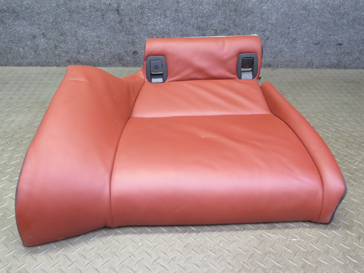 08-13 BMW E92 M3 Coupe Rear Right Seat Lower Leather Cushion RED OEM