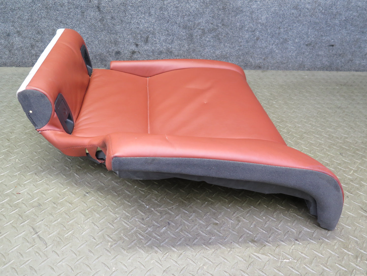 08-13 BMW E92 M3 Coupe Rear Right Seat Lower Leather Cushion RED OEM