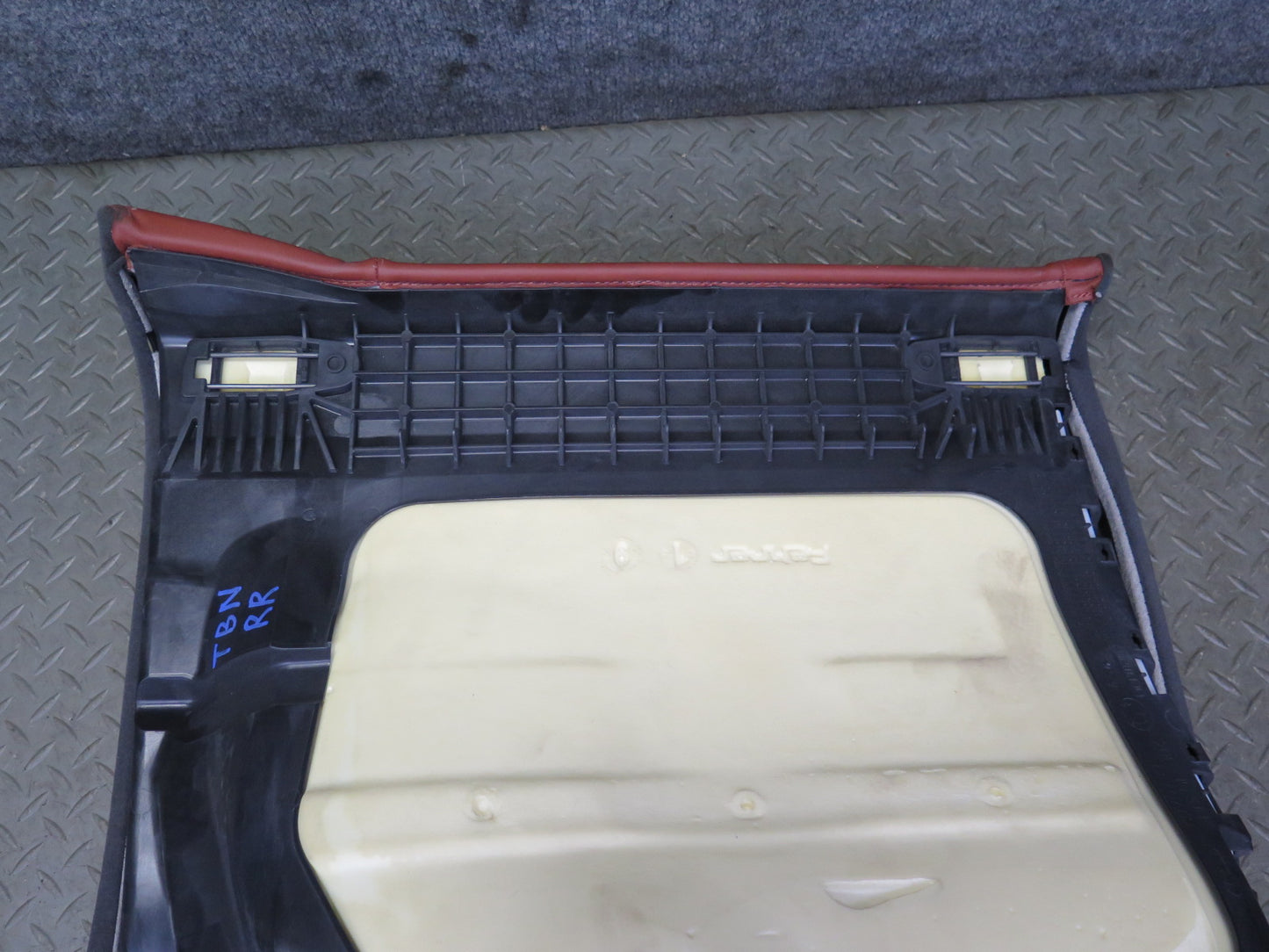 08-13 BMW E92 M3 Coupe Rear Right Seat Lower Leather Cushion RED OEM
