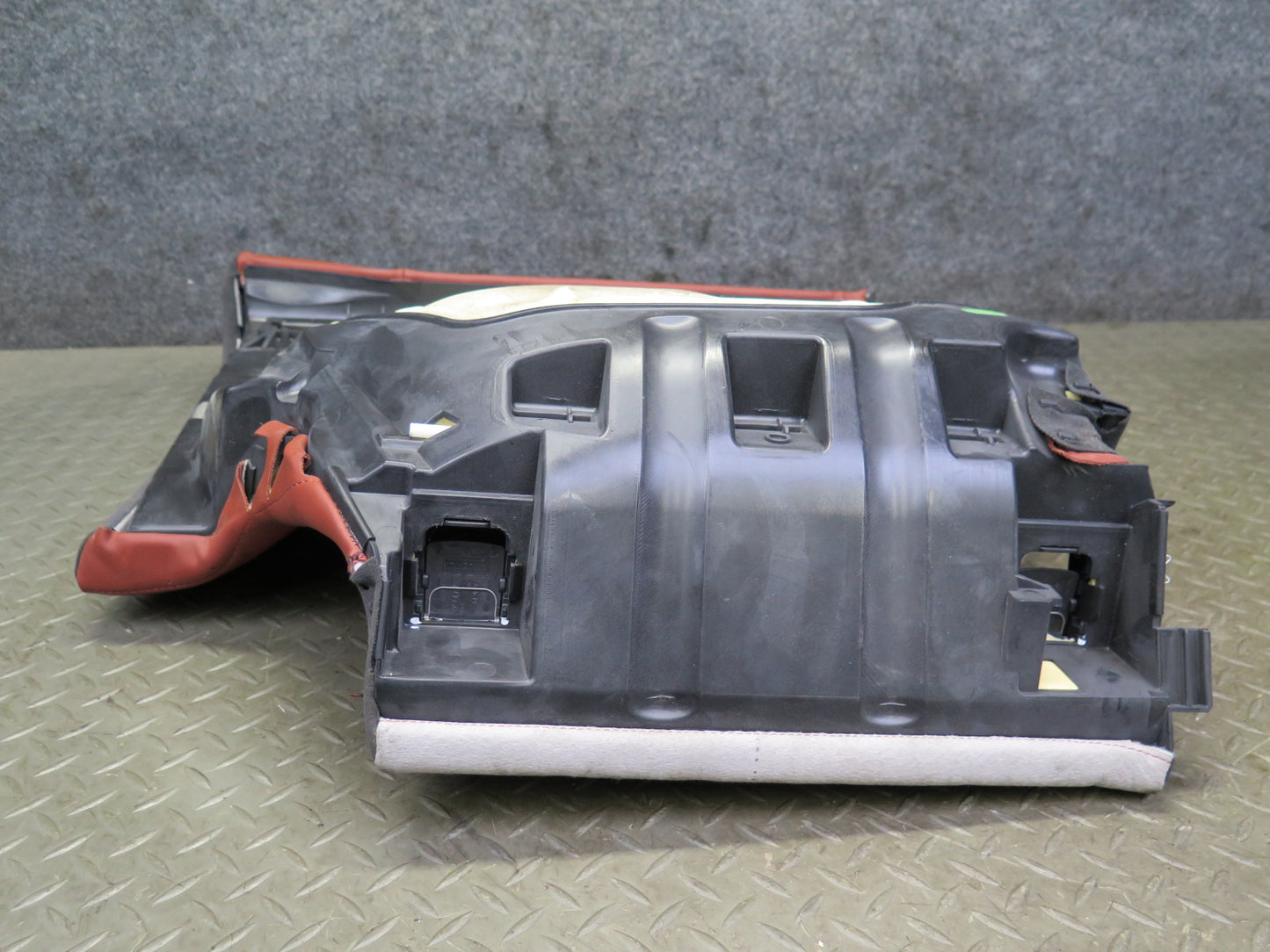08-13 BMW E92 M3 Coupe Rear Right Seat Lower Leather Cushion RED OEM