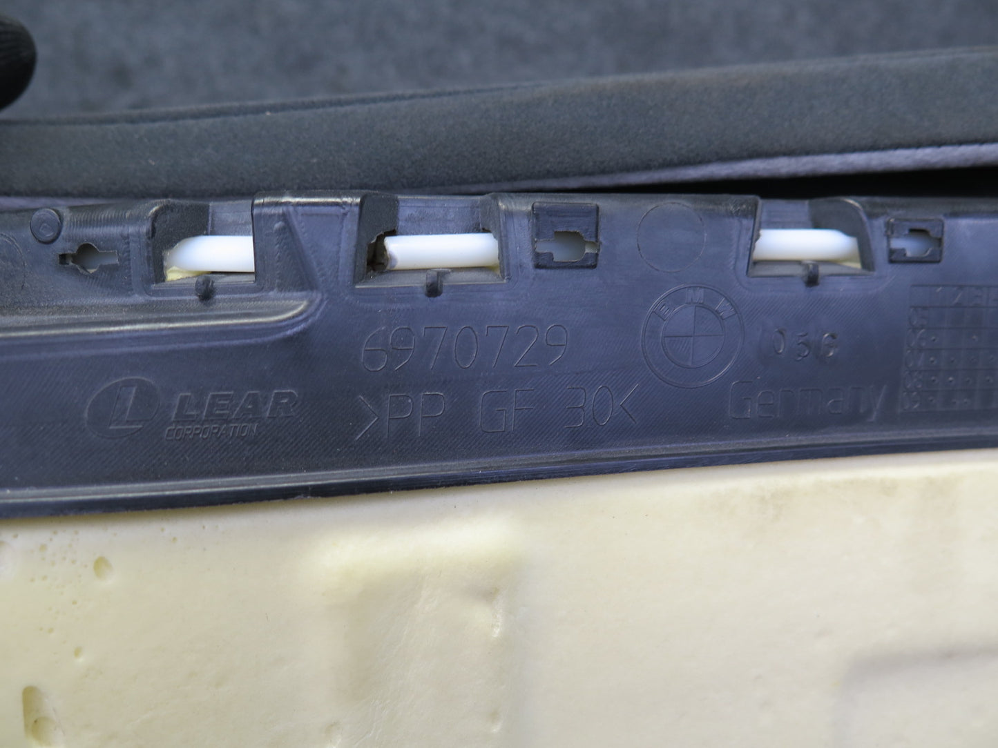 08-13 BMW E92 M3 Coupe Rear Left Seat Lower Leather Cushion RED OEM