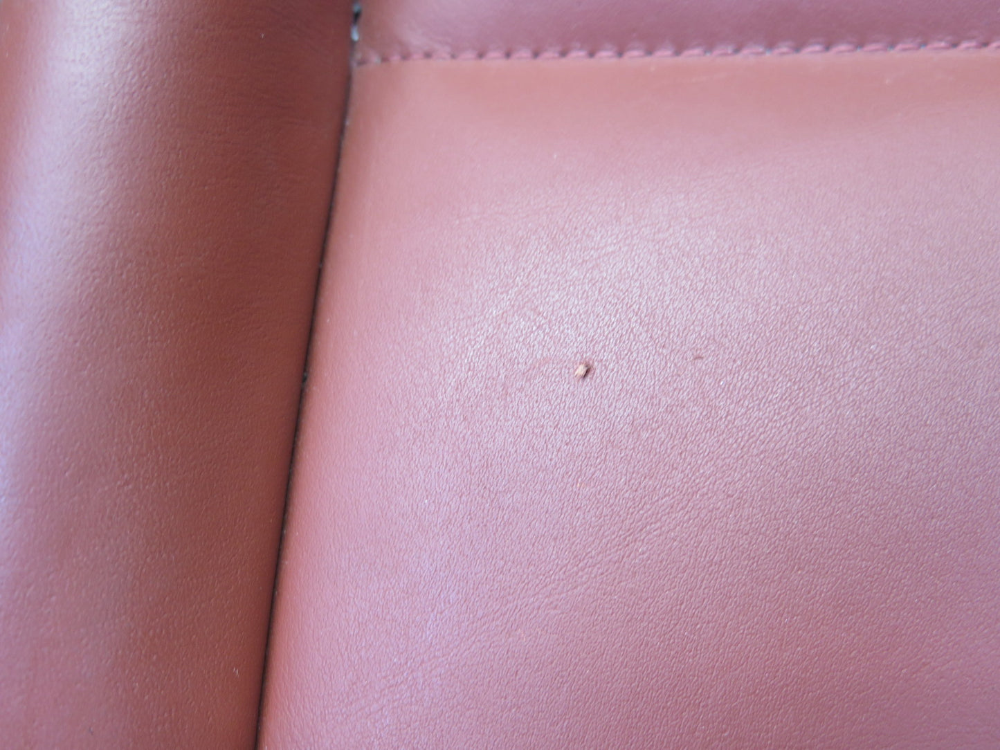 08-13 BMW E92 M3 Coupe Rear Left Seat Lower Leather Cushion RED OEM