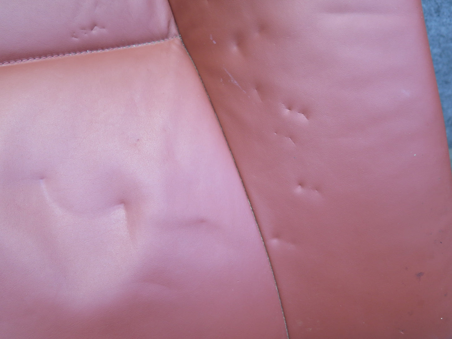 08-13 BMW E92 M3 Coupe Rear Left Seat Lower Leather Cushion RED OEM