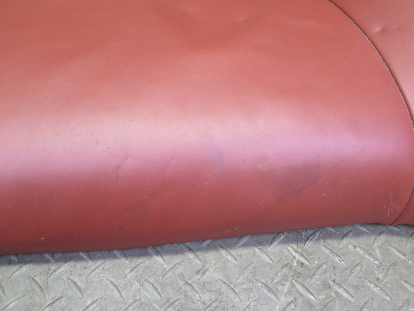 08-13 BMW E92 M3 Coupe Rear Left Seat Lower Leather Cushion RED OEM