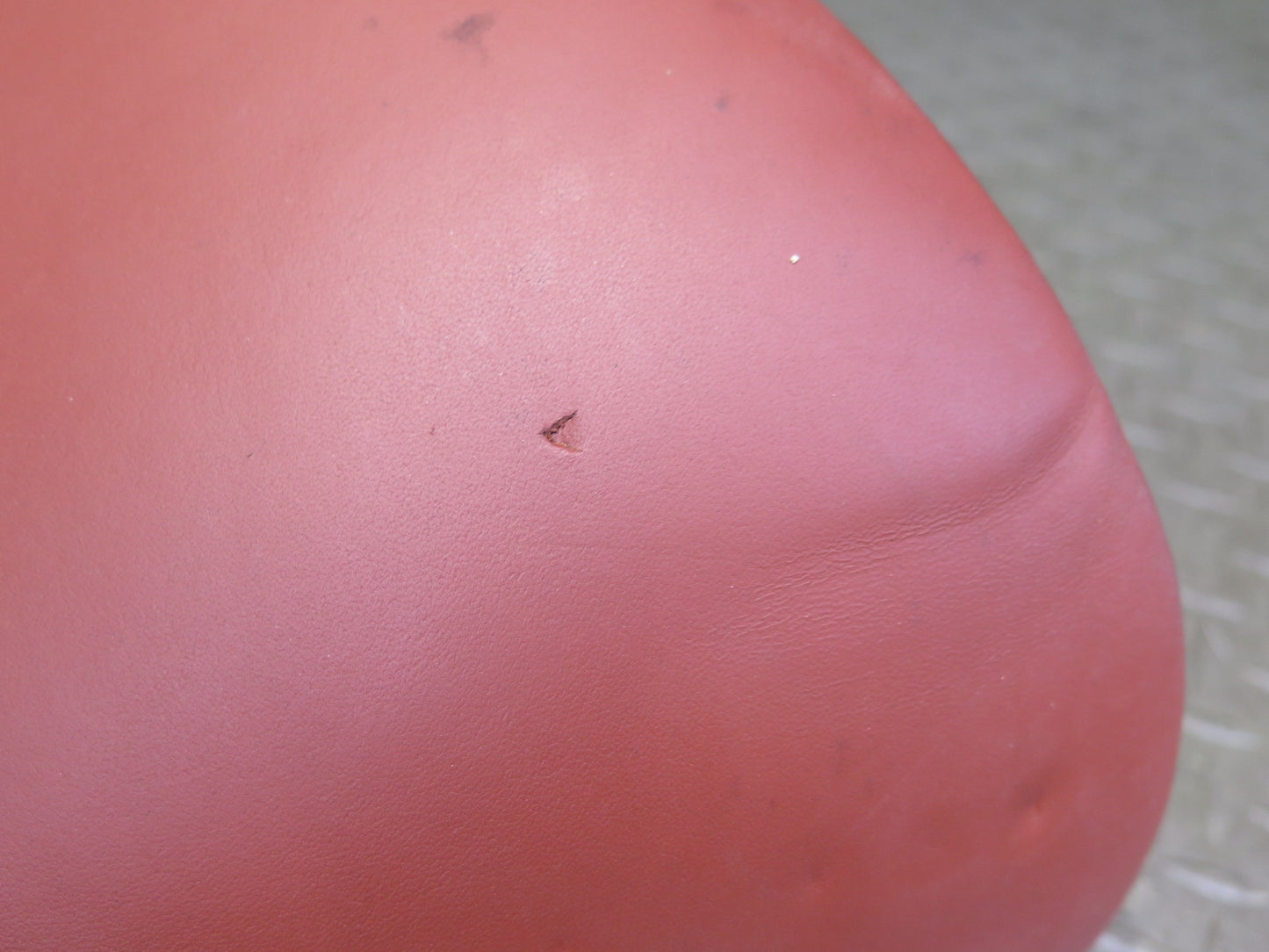 08-13 BMW E92 M3 Coupe Rear Left Seat Lower Leather Cushion RED OEM