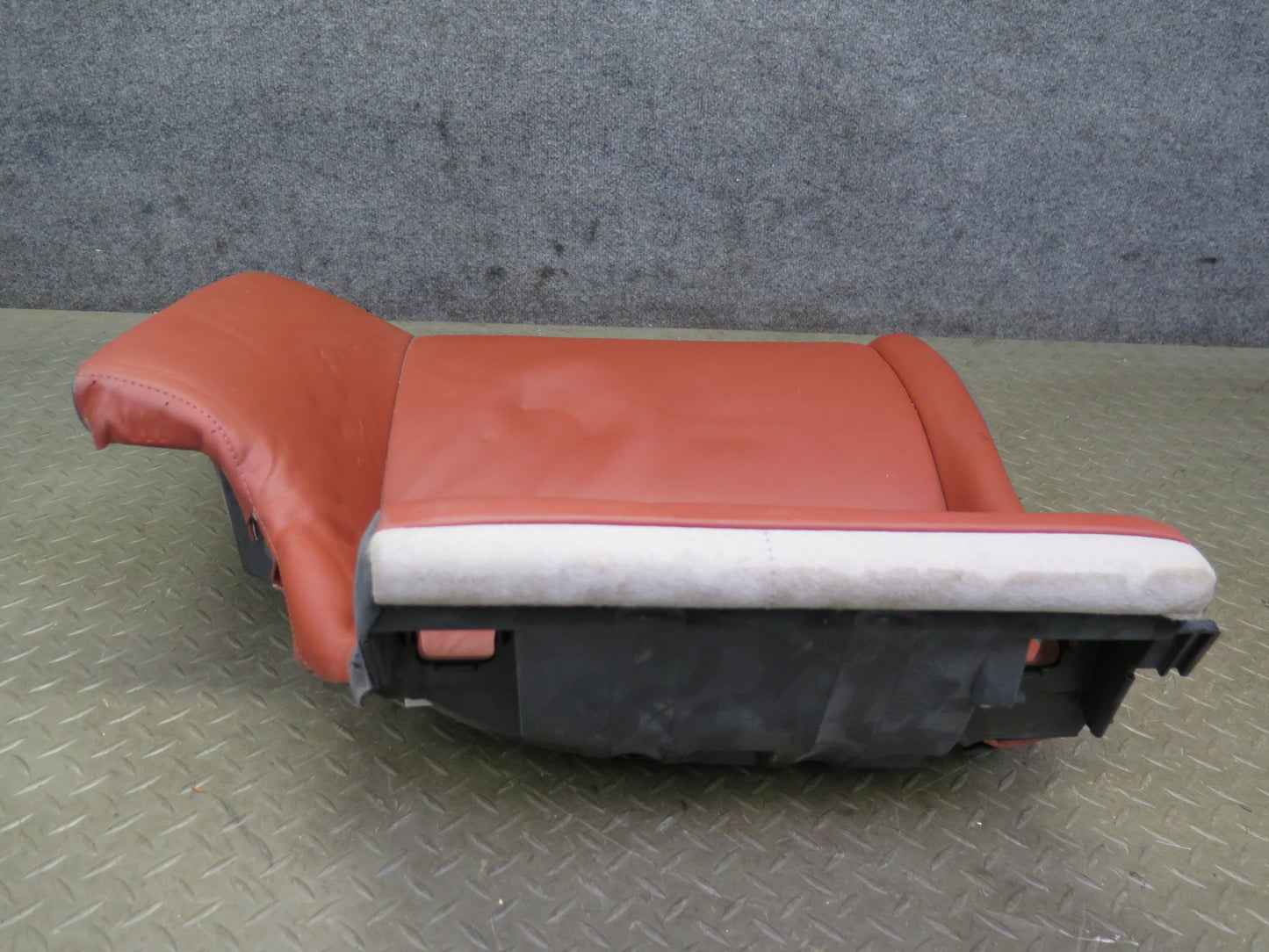 08-13 BMW E92 M3 Coupe Rear Left Seat Lower Leather Cushion RED OEM