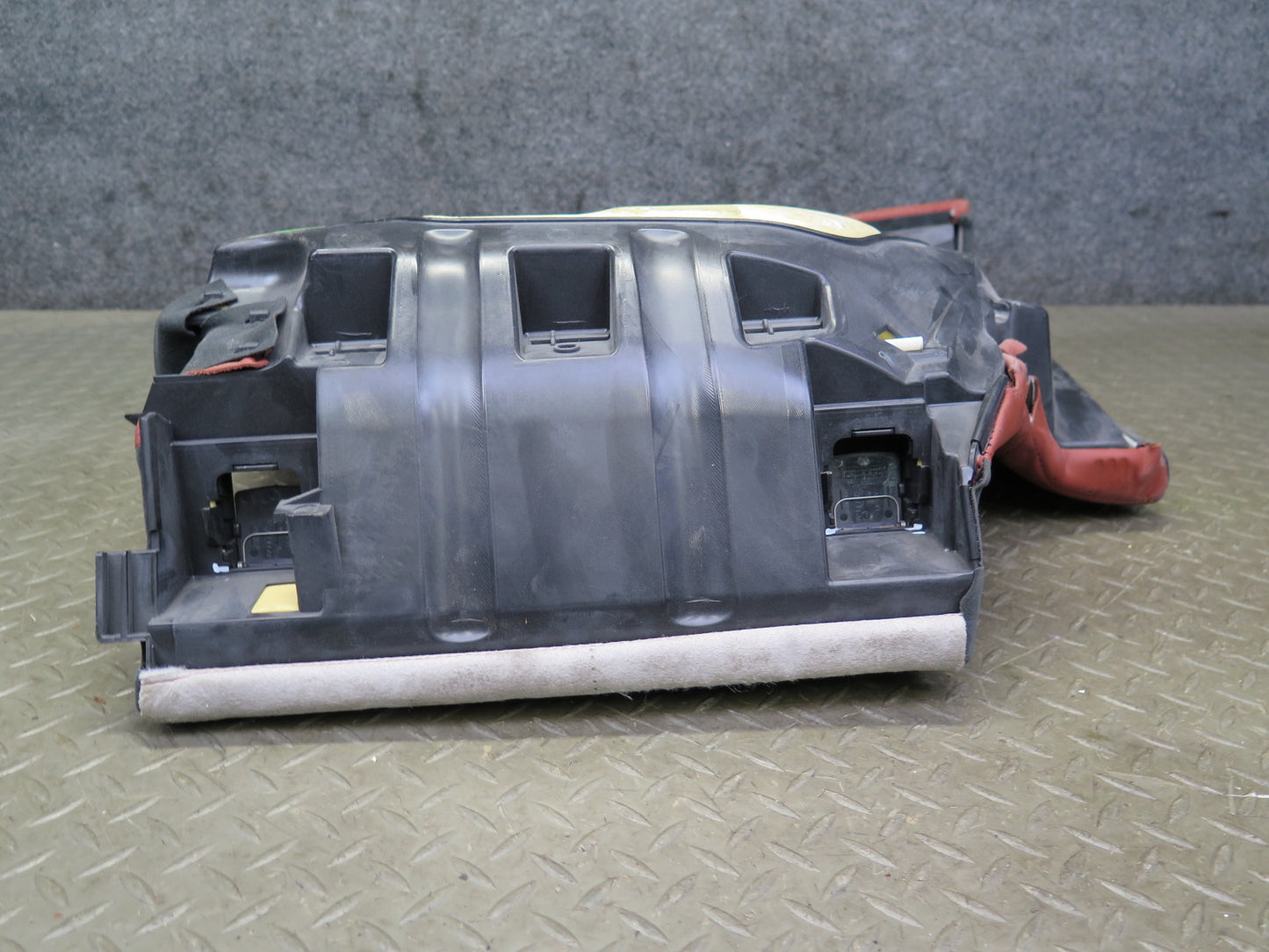 08-13 BMW E92 M3 Coupe Rear Left Seat Lower Leather Cushion RED OEM