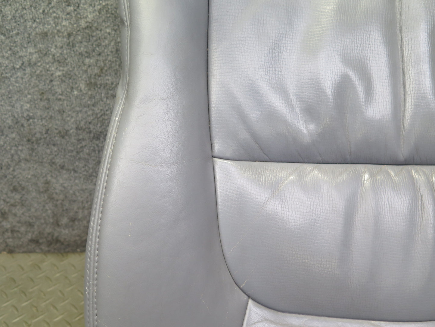 98-00 Lexus UCF20L LS400 Front Left Seat Lower Leather Cushion Gray w Switch OEM