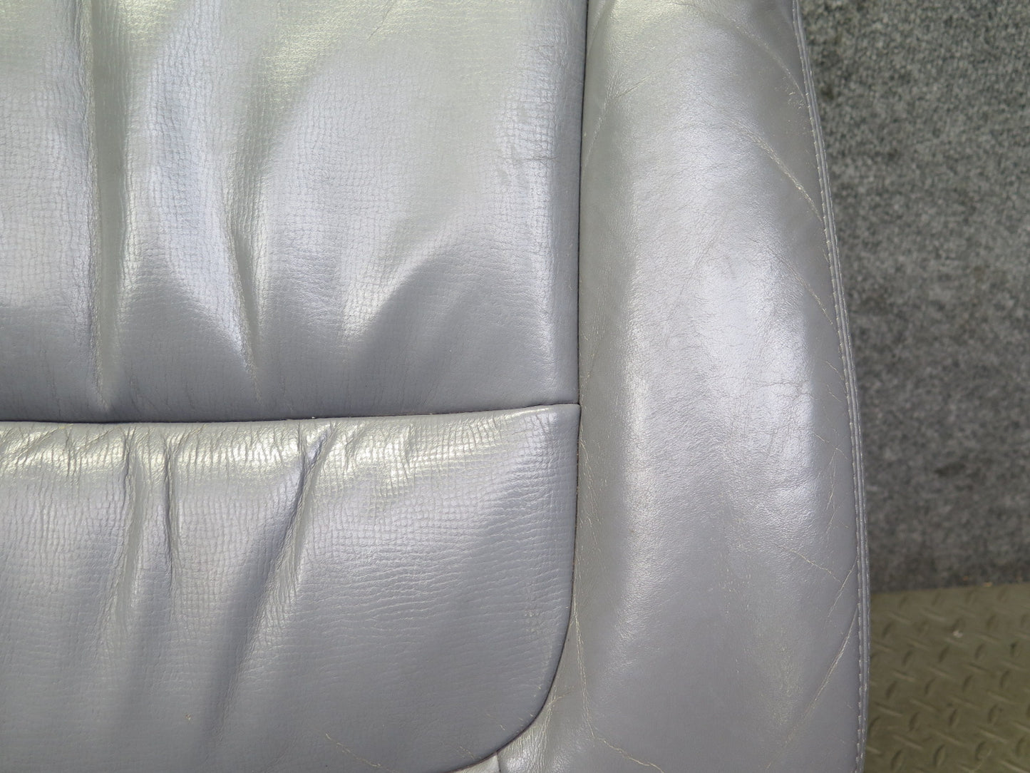 98-00 Lexus UCF20L LS400 Front Left Seat Lower Leather Cushion Gray w Switch OEM