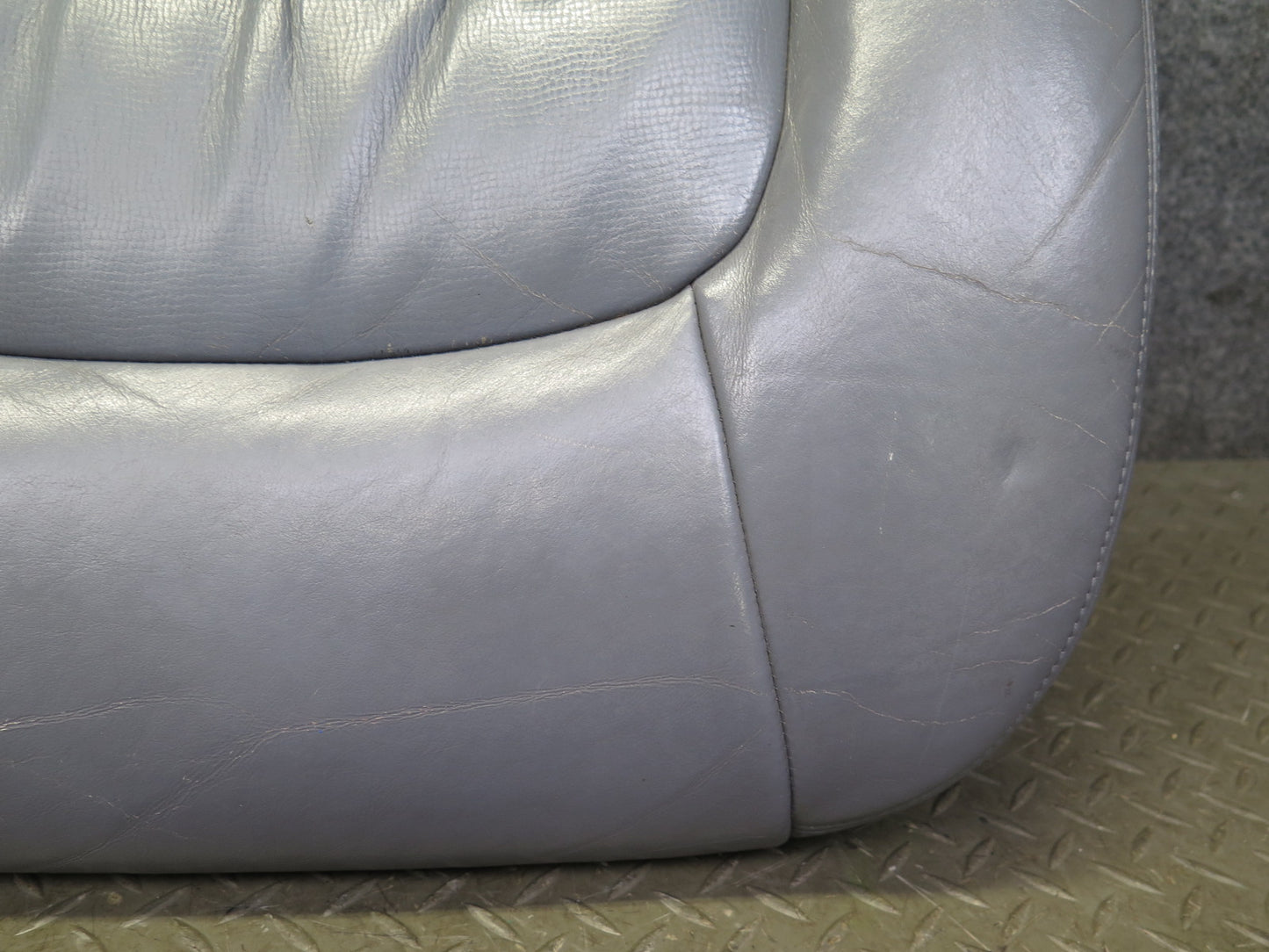 98-00 Lexus UCF20L LS400 Front Left Seat Lower Leather Cushion Gray w Switch OEM