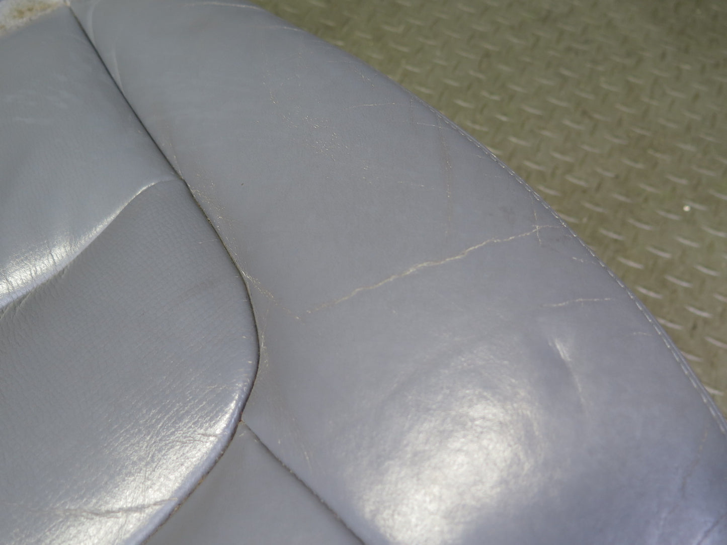 98-00 Lexus UCF20L LS400 Front Left Seat Lower Leather Cushion Gray w Switch OEM