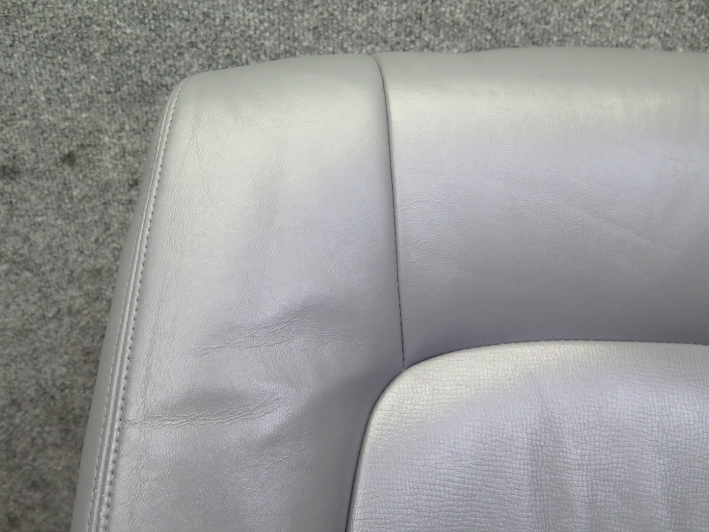 98-00 Lexus UCF20L LS400 Front Right Seat Upper Leather Cushion Gray OEM