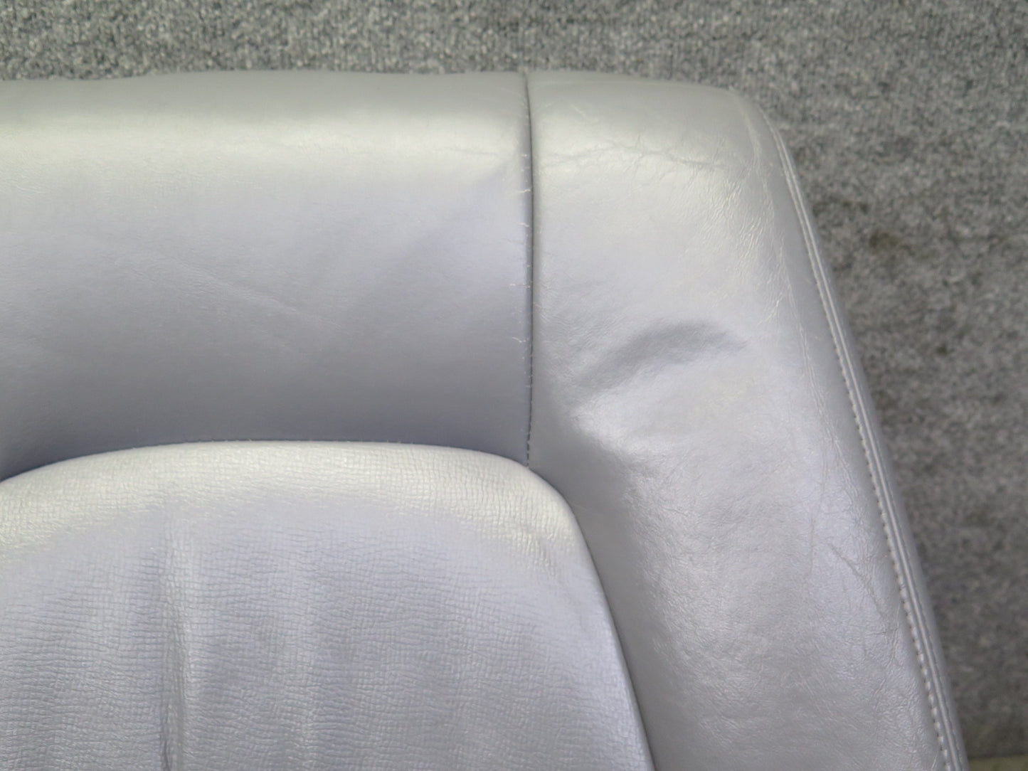 98-00 Lexus UCF20L LS400 Front Right Seat Upper Leather Cushion Gray OEM