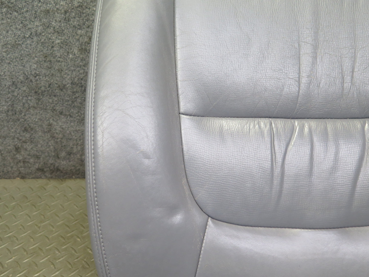 98-00 Lexus UCF20 LS400 Front Right Seat Lower Leather Cushion Gray w Switch OEM