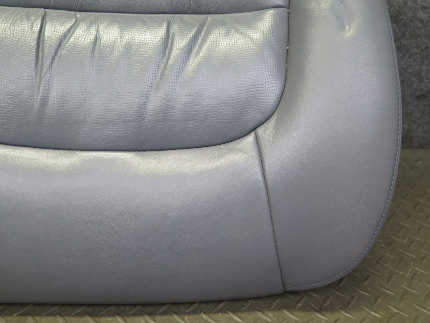 98-00 Lexus UCF20 LS400 Front Right Seat Lower Leather Cushion Gray w Switch OEM