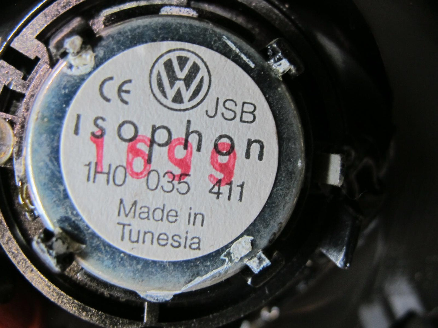 99-03 VW Eurovan T4 Set of 2 Dash Front Left & Right Tweeter Speaker OEM