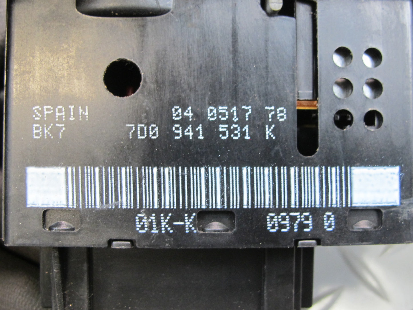 99-00 VW Eurovan T4 Headlight Light Dimmer Switch 7D0941531K OEM