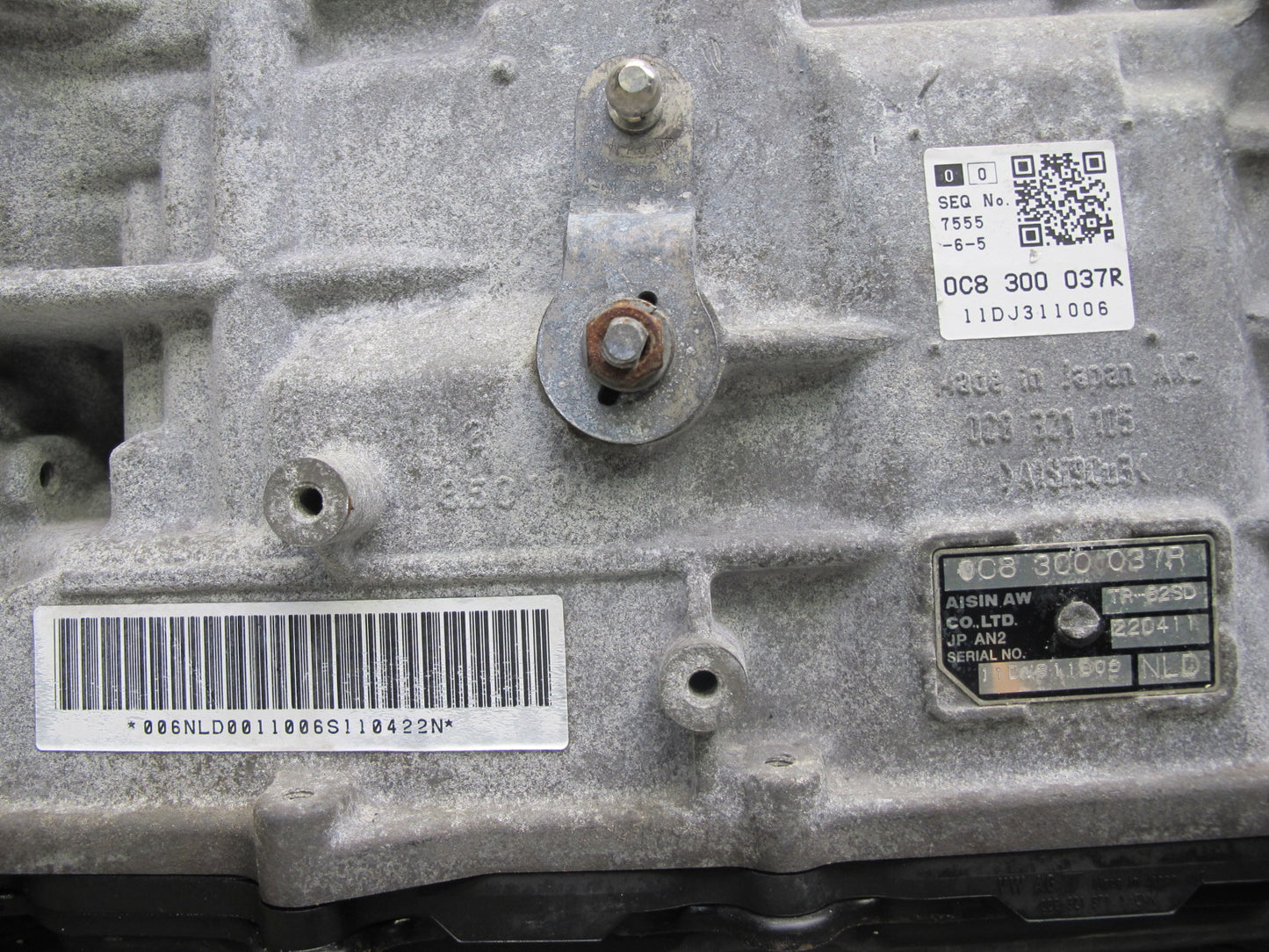 12-18 Porsche Cayenne 958 4.8L Turbo AWD A48.54 TR-82SD Auto Transmission 123K