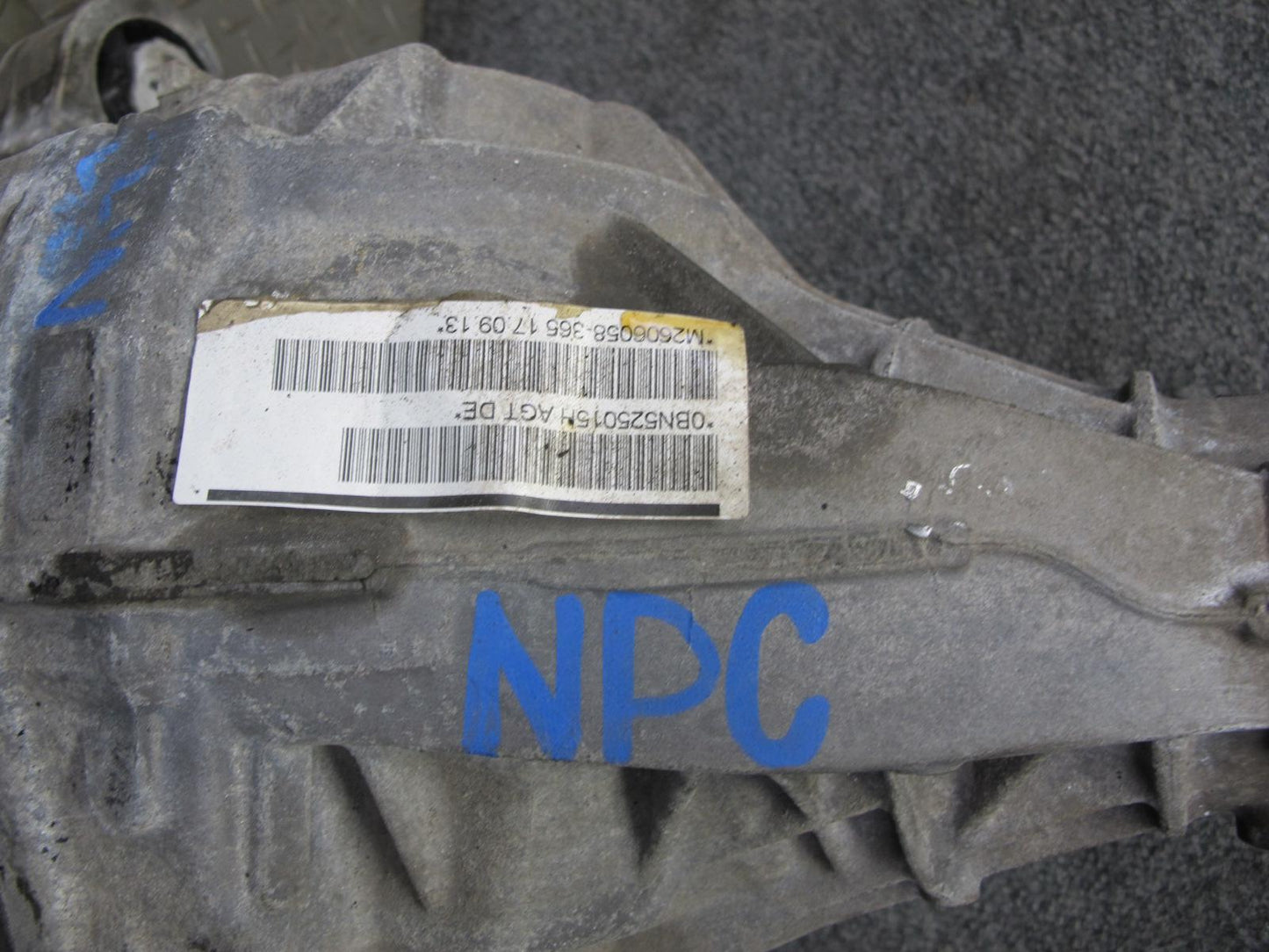 2011-2014 Porsche Cayenne S 958 4.8L Front Axle Differential Carrier 3.09