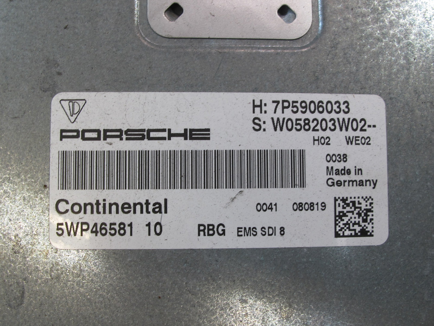 2012 Porsche Cayenne 958 4.8L Turbo ECU Module Ignition Door Lock KEY Set