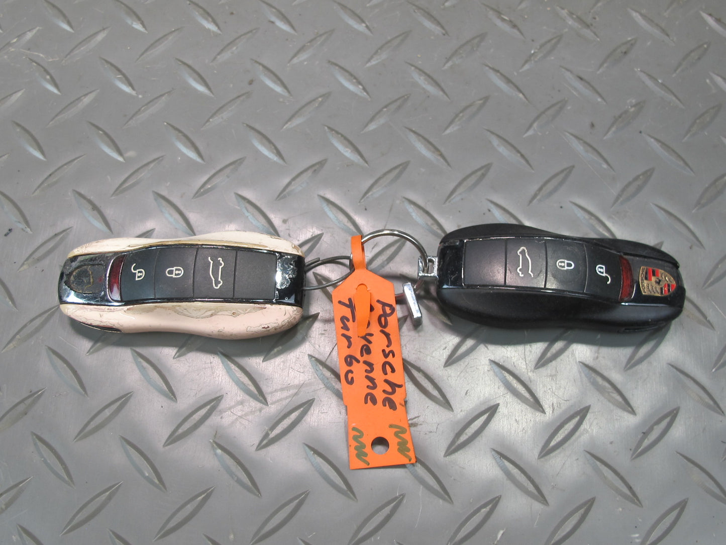 2012 Porsche Cayenne 958 4.8L Turbo ECU Module Ignition Door Lock KEY Set