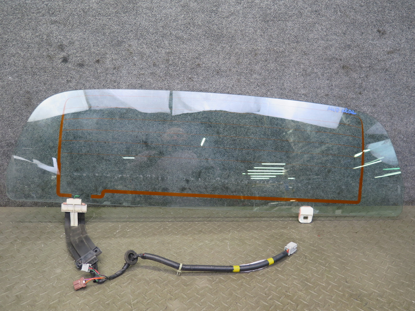 96-97 Honda DEL SOL Rear Back Glass Window w Defrost & Wiring Harness OEM