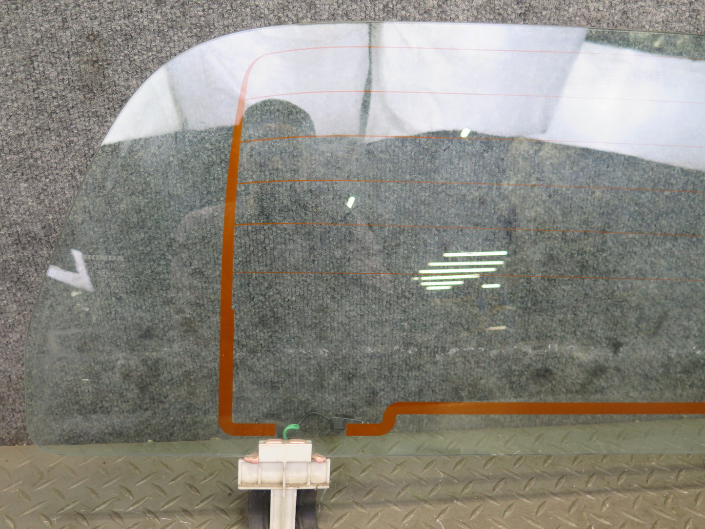 96-97 Honda DEL SOL Rear Back Glass Window w Defrost & Wiring Harness OEM