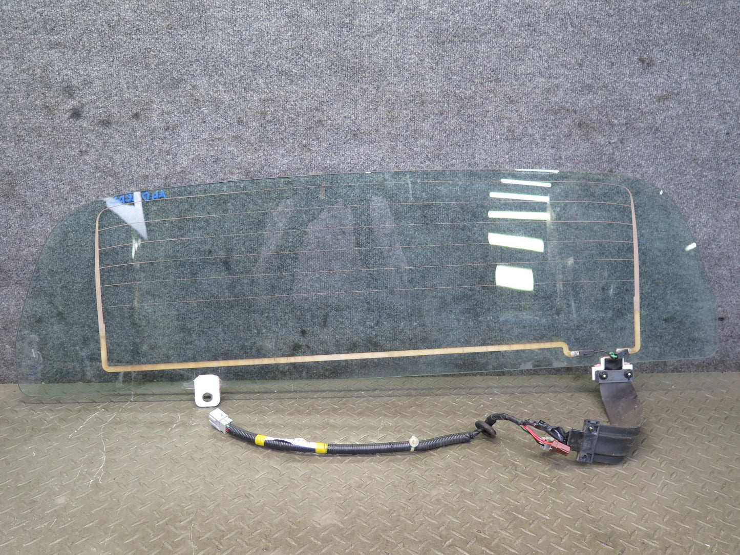 96-97 Honda DEL SOL Rear Back Glass Window w Defrost & Wiring Harness OEM