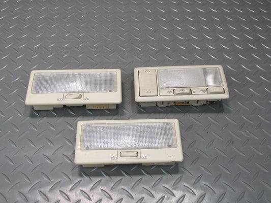 99-03 VW Eurovan T4 Set of 3 Front & Rear Interior Dome Reading Light Lamp OEM
