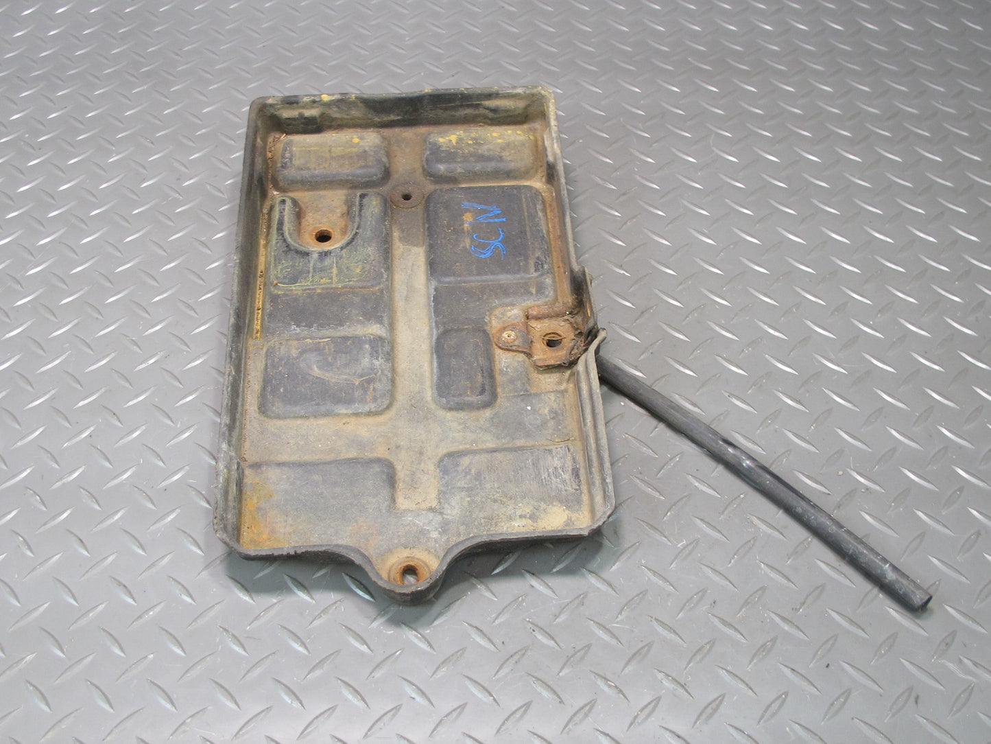 92-00 Lexus JZZ31L SC400 SC300 Battery Tray Holder Bracket Tie Down Set OEM