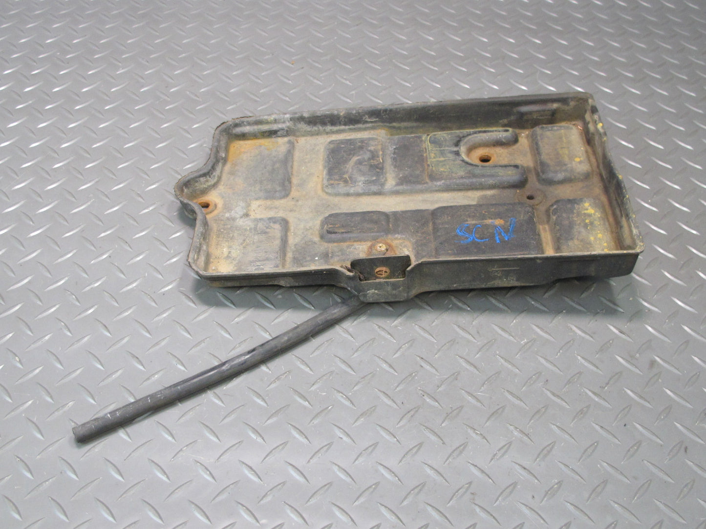 92-00 Lexus JZZ31L SC400 SC300 Battery Tray Holder Bracket Tie Down Set OEM