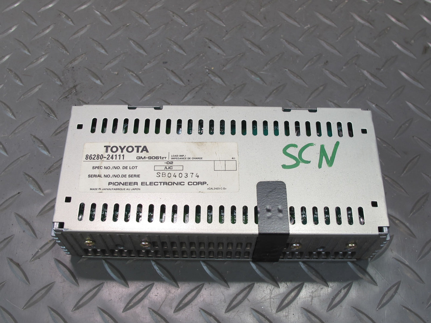 92-98 Lexus JZZ31L SC400 SC300 Pioneer Audio Radio Amplifier AMP 86280-24111 OEM