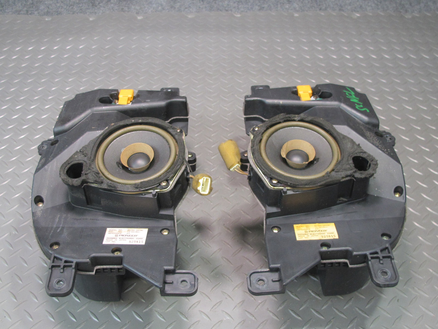 92-00 Lexus JZZ31L SC400 SC300 Set of 2 Front Door Speaker Pioneer OEM