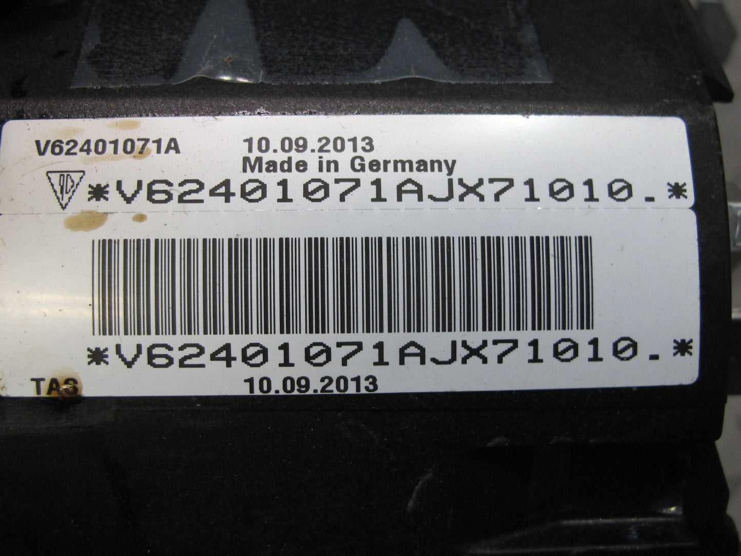 11-14 PORSCHE CAYENNE 958 FRONT LEFT DRIVER SIDE STEERING WHEEL SRS AIRBAG OEM