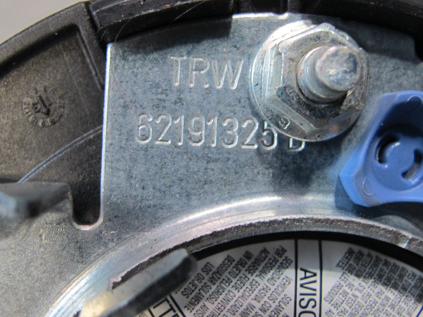 11-14 PORSCHE CAYENNE 958 FRONT LEFT DRIVER SIDE STEERING WHEEL SRS AIRBAG OEM