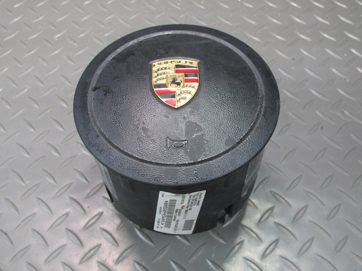 11-14 PORSCHE CAYENNE 958 FRONT LEFT DRIVER SIDE STEERING WHEEL SRS AIRBAG OEM