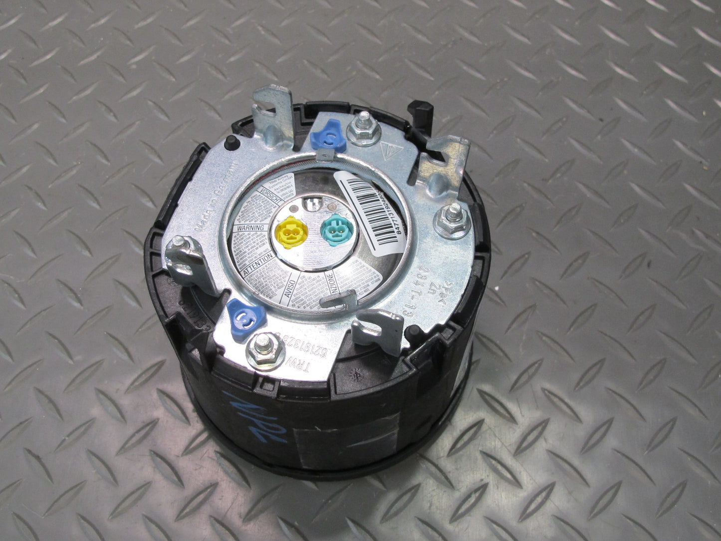 11-14 PORSCHE CAYENNE 958 FRONT LEFT DRIVER SIDE STEERING WHEEL SRS AIRBAG OEM