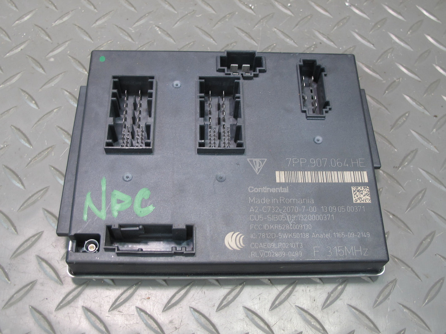 2013-2014 Porsche Cayenne S 958 BCM BCU Body Control Module Unit 7PP907064HE